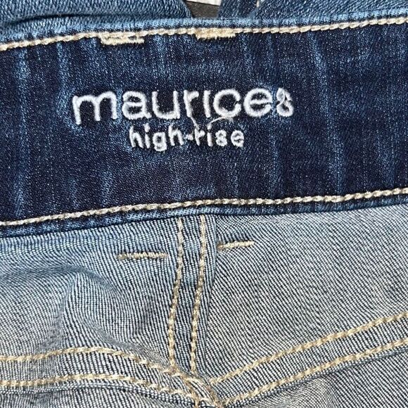 Maurices Button Fly High Rise Jeans Size Small 28x29 #1 - Picture 3 of 5
